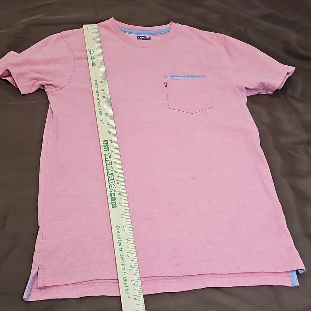 Levi’s Men’s T-Shirt Pink Short Sleeve Size S